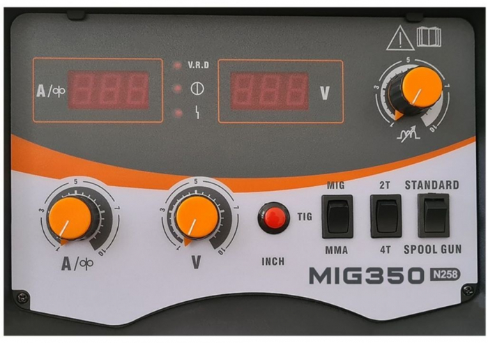 Jasic MIG 350 (N258) - Aparat de sudura MIG-MAG / TIG / MMA tip invertor [2]