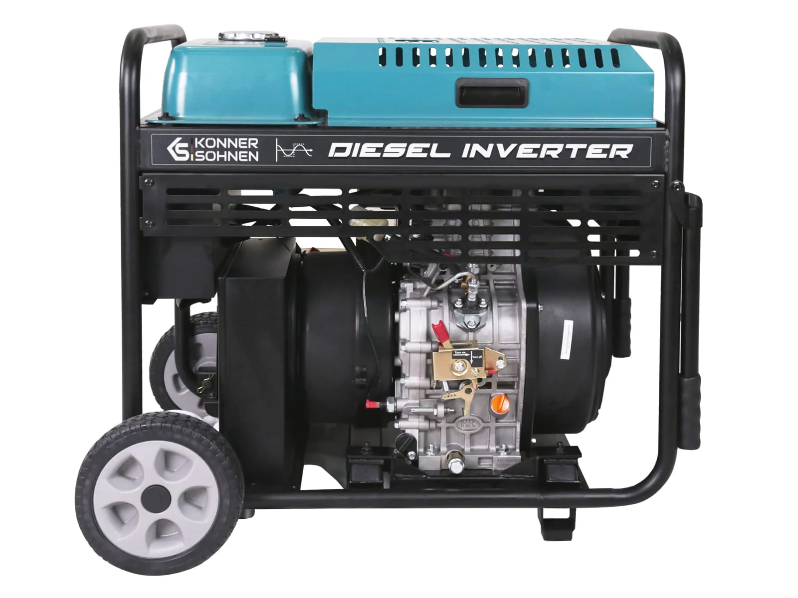 Konner & Sohnen KS 9500iDЕ ATSR Generator digital invertor 10.0kW, 230V, Diesel, pornire electrica [3]