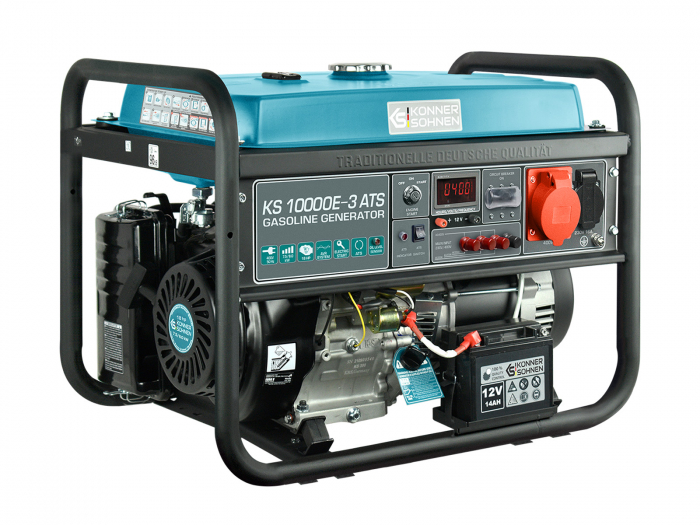 Konner & Sohnen KS 10000E-3 ATS Generator de curent 8.0 kW, 400V, AVR, benzina, pornire electrica [2]