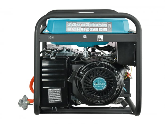 Konner & Sohnen KS 10000E G Generator de curent 8 kW, 230V, AVR, GPL/benzina, pornire electrica [8]