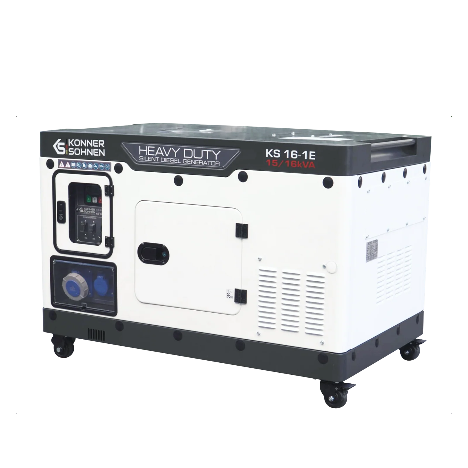 Konner & Sohnen KS 16-1E Generator insonorizat, 16.0 kW, 230V, Diesel, pornire electrica [5]