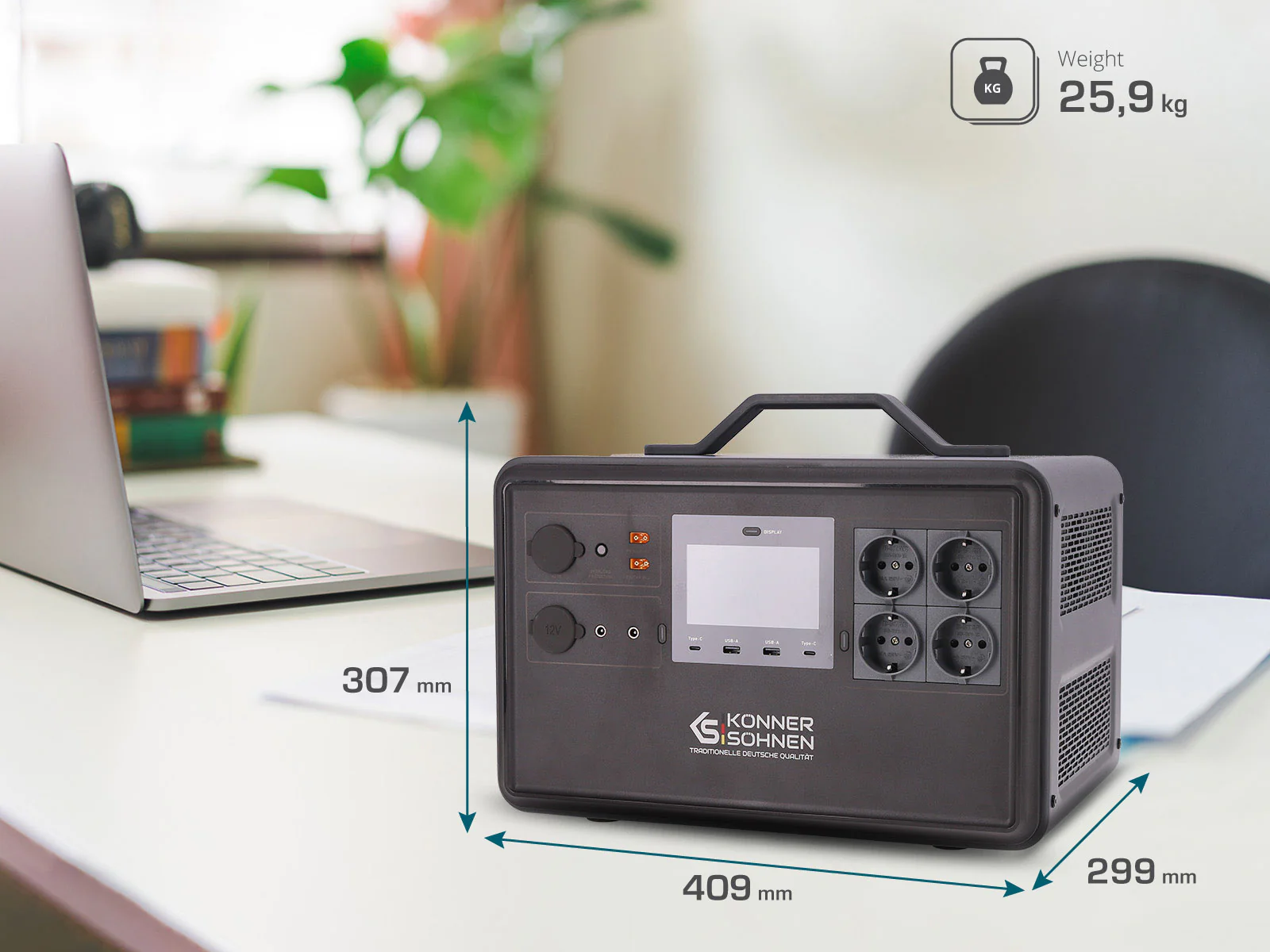 Konner & Sohnen KS 2400PS Stație de încărcare portabilă [10]