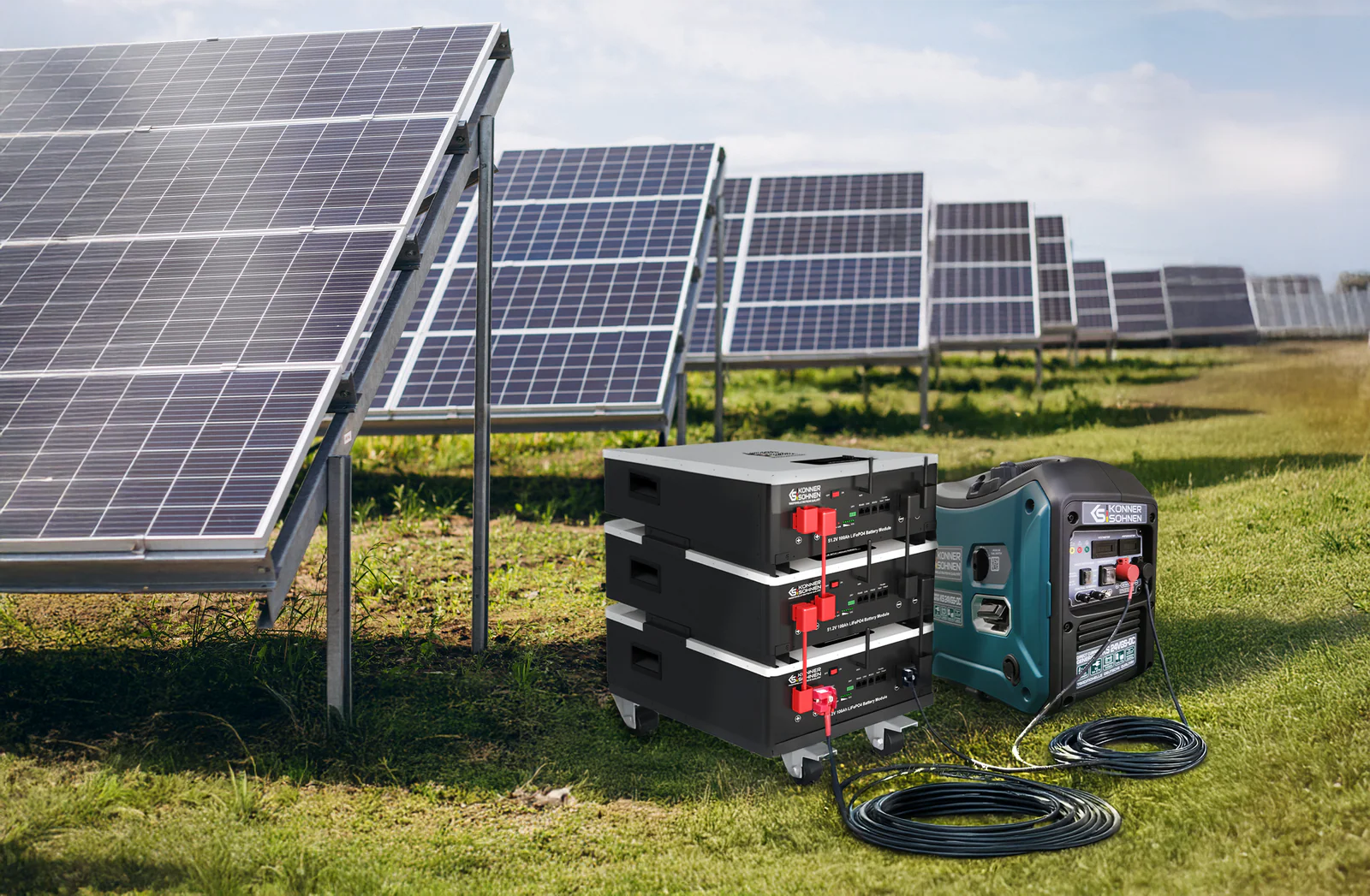 Konner & Sohnen KS 24VS-DC Generator de curent continuu, max. 60A, benzina, versiunea 24–27V [16]