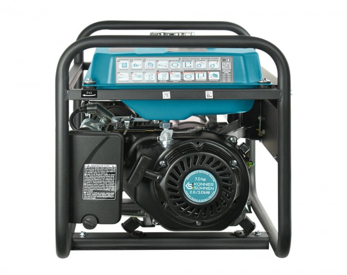Konner & Sohnen KS 3000 Generator de curent 3.0 kW, 230V, AVR, benzina, pornire manuala [4]