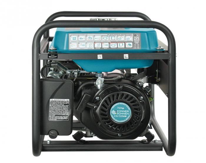 Konner & Sohnen KS 3000E Generator de curent 3.0 kW, 230V, AVR, benzina, pornire electrica [6]