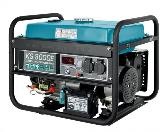 Konner & Sohnen KS 3000E Generator de curent 3.0 kW, 230V, AVR, benzina, pornire electrica [3]