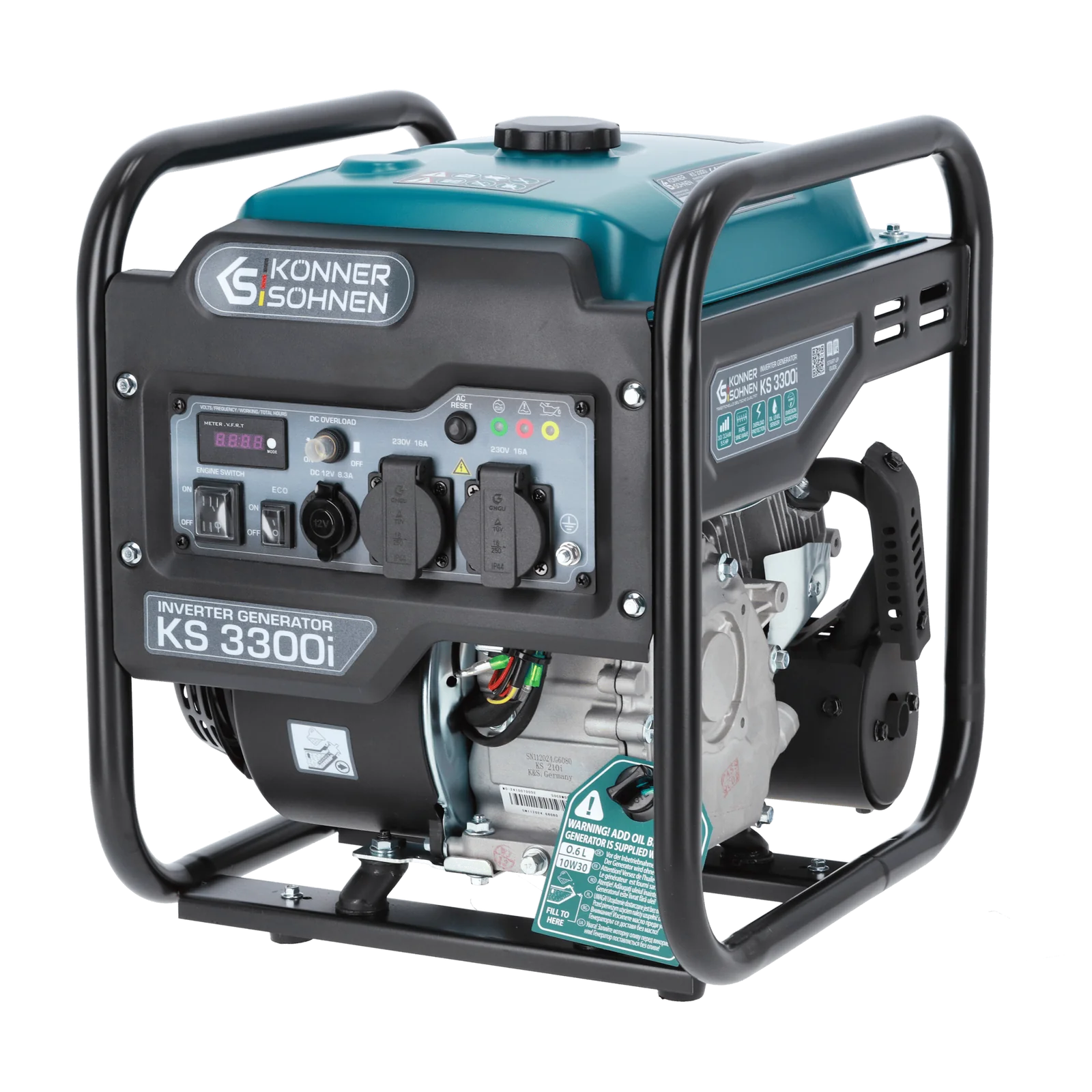 Konner & Sohnen KS 3300i Generator digital invertor 3.1kW, monofazat, benzina [1]