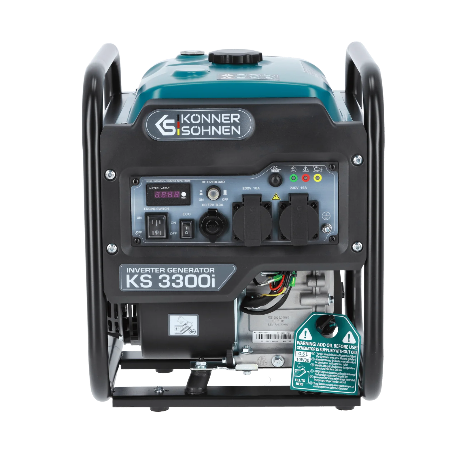Konner & Sohnen KS 3300i Generator digital invertor 3.1kW, monofazat, benzina [2]