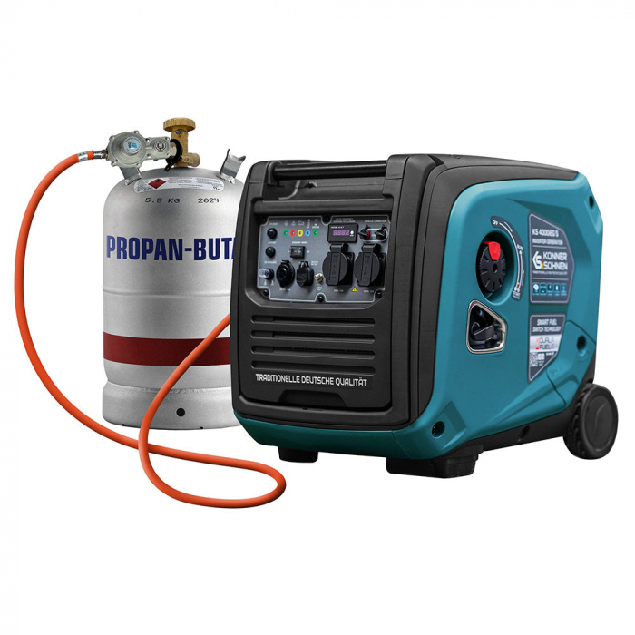 Konner & Sohnen KS 4100iEG S Generator digital invertor 4.0kW, monofazat, GPL/benzina [1]
