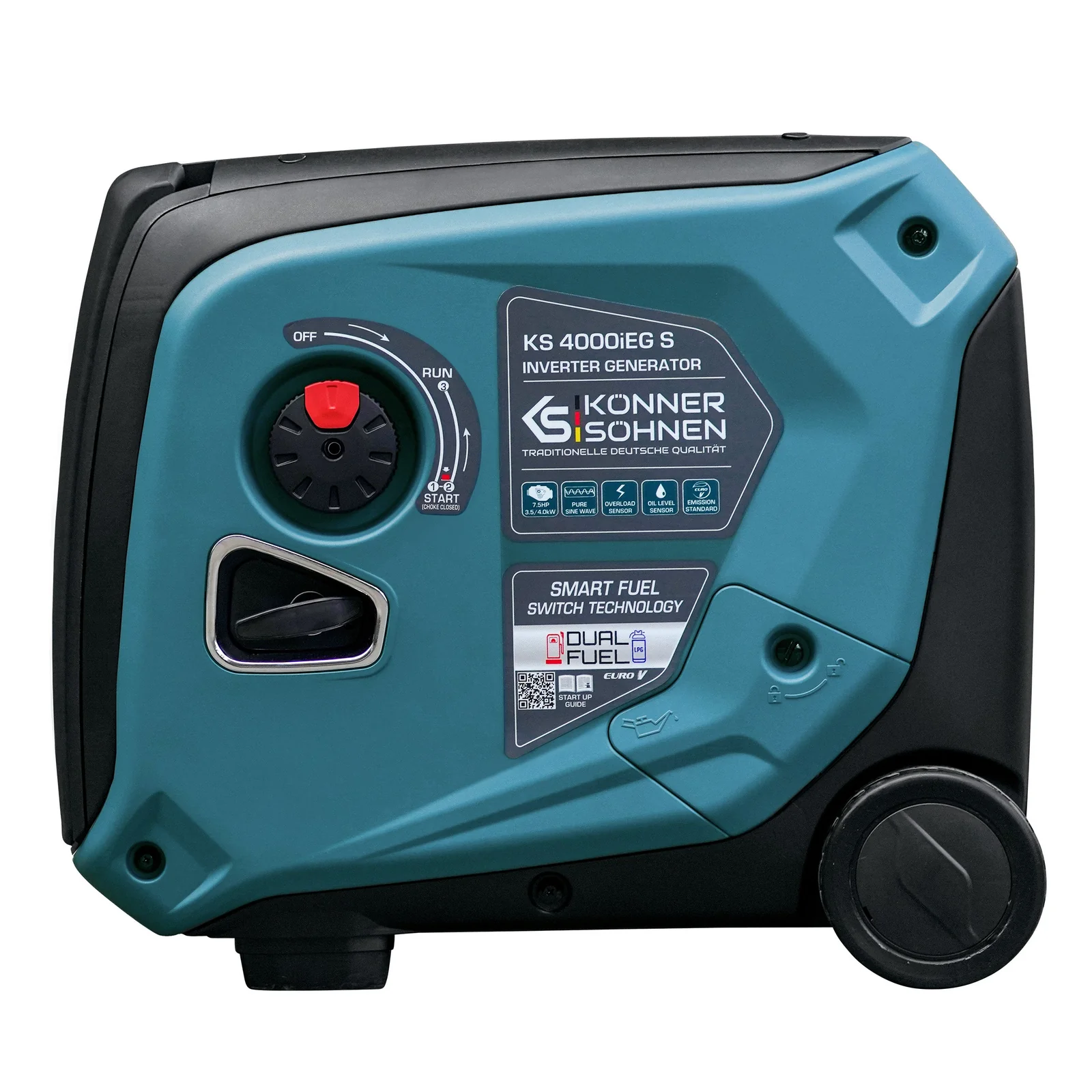 Konner & Sohnen KS 4100iEG S Generator digital invertor 4.0kW, monofazat, GPL/benzina [4]
