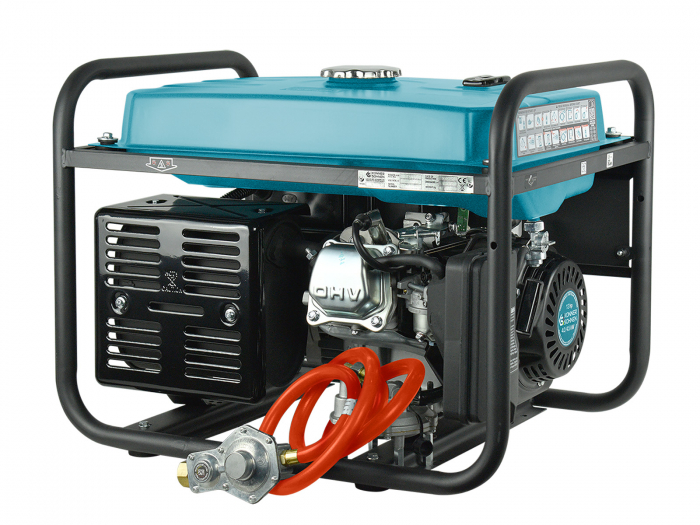 Konner & Sohnen KS 5000E G Generator de curent 4.5 kW, 230V, AVR, GPL/benzina, pornire electrica [6]