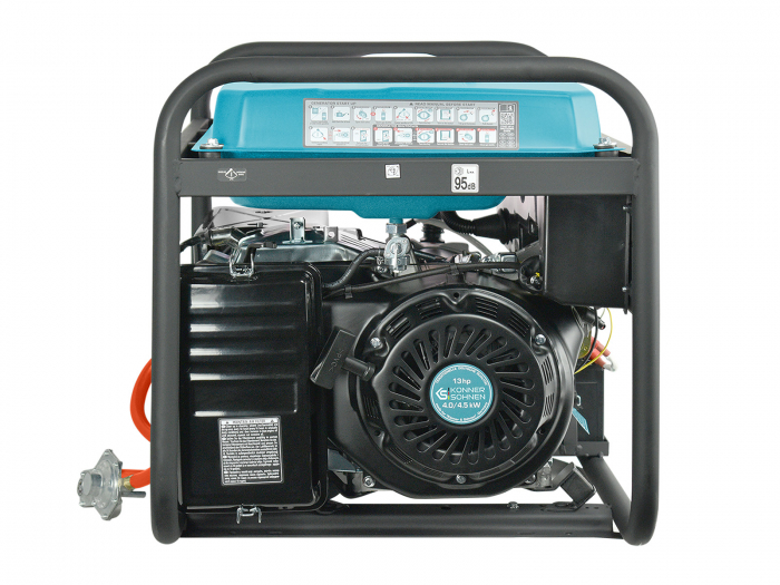 Konner & Sohnen KS 5000E G Generator de curent 4.5 kW, 230V, AVR, GPL/benzina, pornire electrica [8]