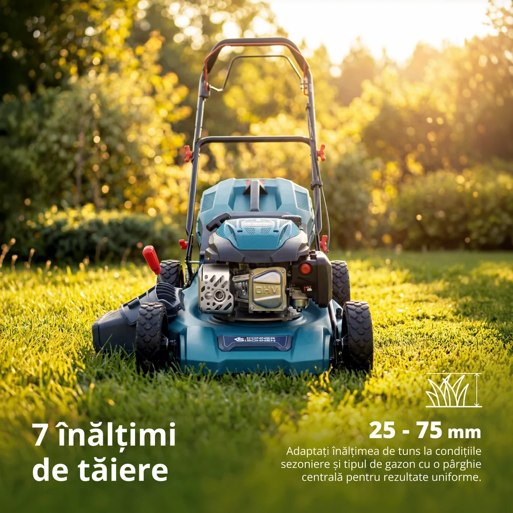 Konner & Sohnen KS 51LMG-SP Mașină de tuns iarba , latime lucru 51cm, inaltime taiere 25-75 mm, 60l, benzina [5]