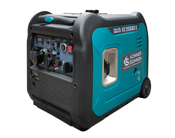 Konner & Sohnen KS 5500iEG S Generator digital invertor 5.5kW, monofazat, GPL/benzina [2]