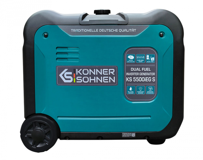 Konner & Sohnen KS 5500iEG S Generator digital invertor 5.5kW, monofazat, GPL/benzina [5]