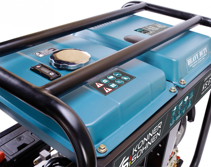 Konner & Sohnen KS 6100HDE Generator de curent, 5.5 kW, 230, Diesel, pornire electrica [6]