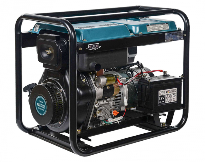 Konner & Sohnen KS 8100HDE Generator de curent, 6.5 kW, 230, Diesel, pornire electrica [5]