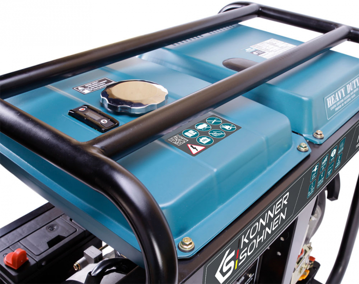 Konner & Sohnen KS 8100HDE Generator de curent, 6.5 kW, 230, Diesel, pornire electrica [7]