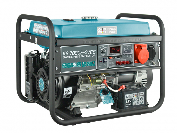 Konner & Sohnen KS 7000E-3 ATS Generator de curent 5.5 kW, 400V, AVR, benzina, pornire electrica [3]