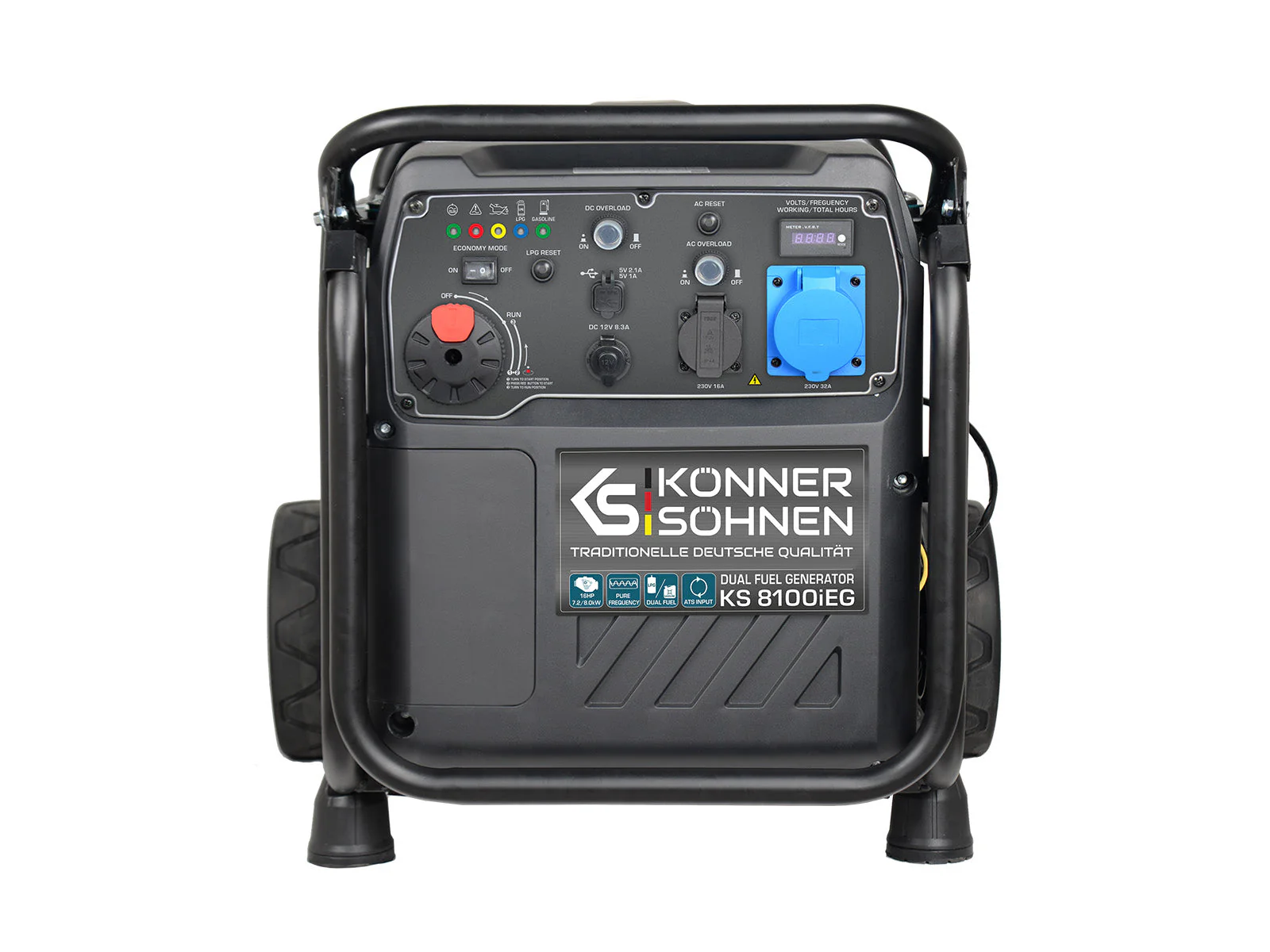 Konner & Sohnen KS 8100iEG Generator digital invertor 8.5kW, monofazat, GPL/benzina [3]