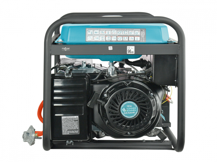Konner & Sohnen KS 9000E G Generator de curent 6.5 kW, 230V, AVR, GPL/benzina, pornire electrica [8]