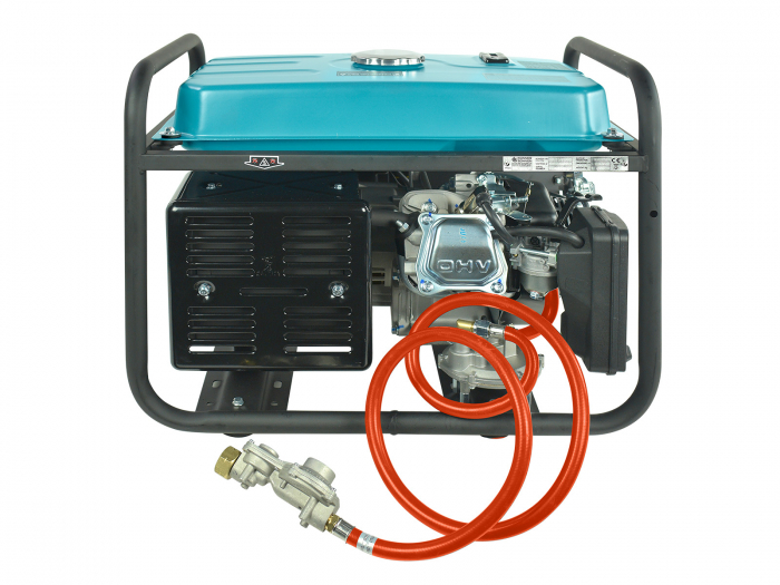 Konner & Sohnen KS 9000E G Generator de curent 6.5 kW, 230V, AVR, GPL/benzina, pornire electrica [6]