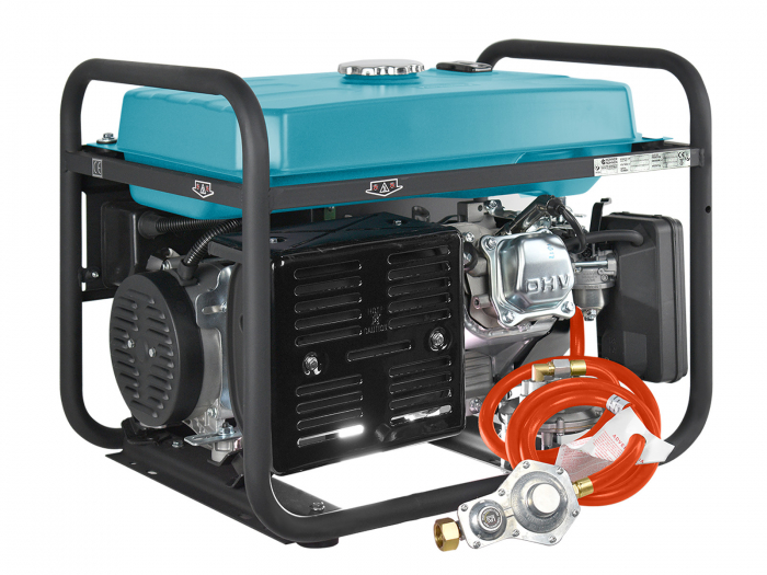 Konner & Sohnen KS 9000E G Generator de curent 6.5 kW, 230V, AVR, GPL/benzina, pornire electrica [5]