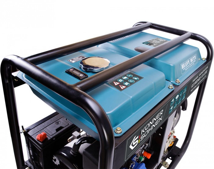 Konner & Sohnen KS 9100HDE-1/3 ATSR Generator de curent 6.5 kW, 230/400V, Diesel, pornire electrica [6]