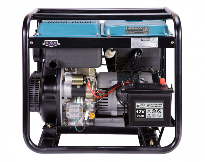 Konner & Sohnen KS 9100HDE-1/3 ATSR Generator de curent 6.5 kW, 230/400V, Diesel, pornire electrica [4]