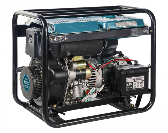 Konner & Sohnen KS 9100HDE-1/3 ATSR Generator de curent 6.5 kW, 230/400V, Diesel, pornire electrica [5]