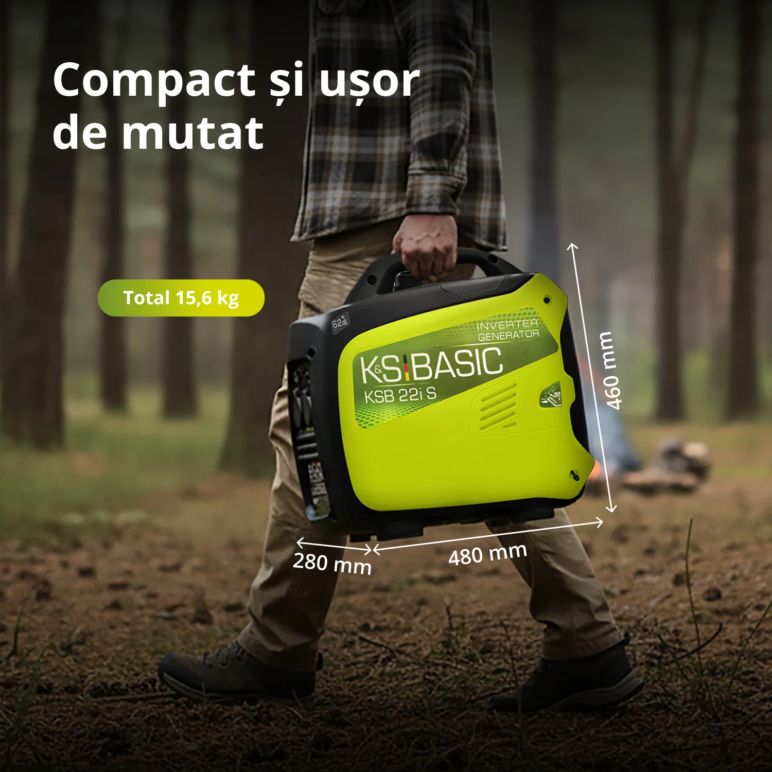 Konner & Sohnen KSB 22i S Generator digital invertor 2.0kW, monofazat, benzina [2]