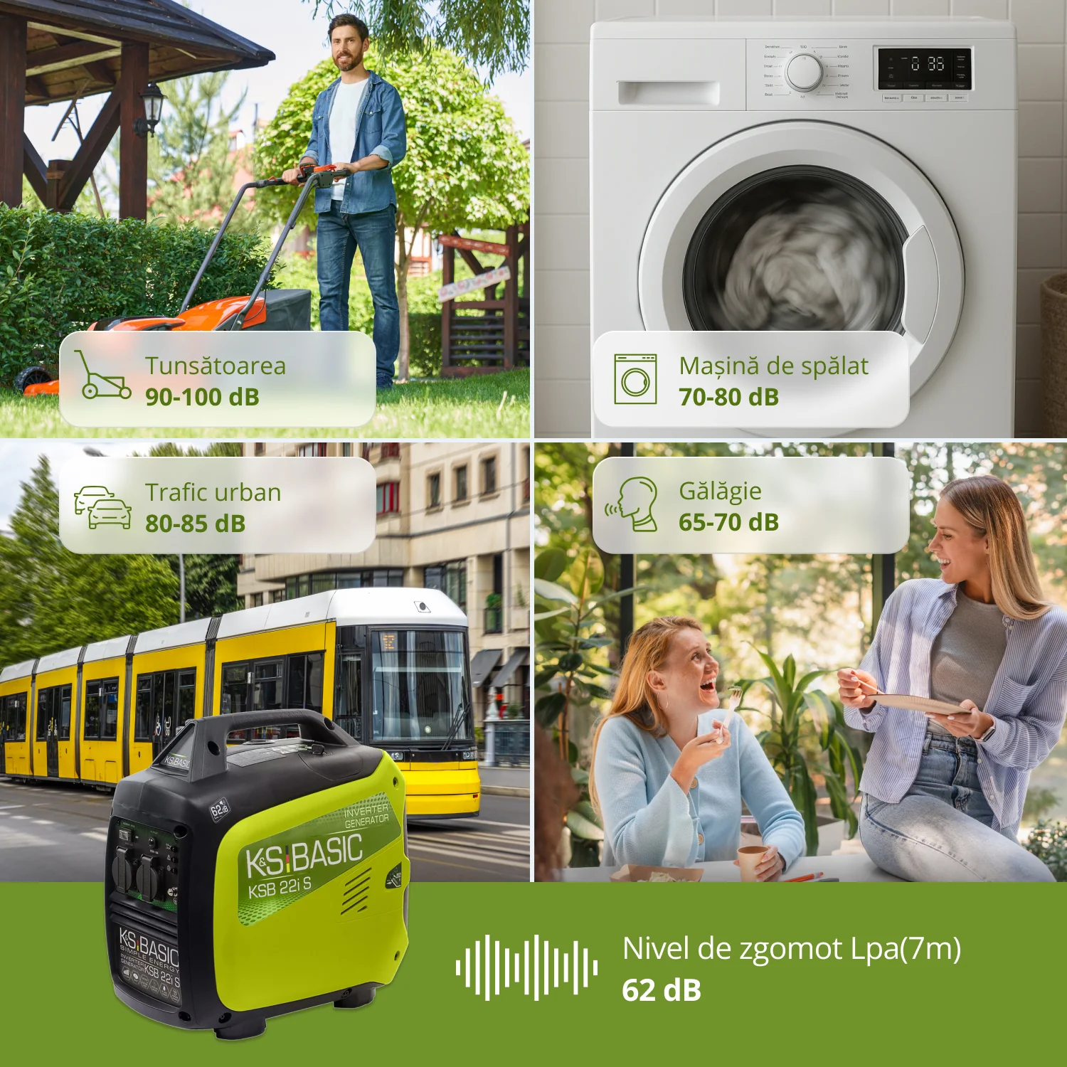 Konner & Sohnen KSB 22i S Generator digital invertor 2.0kW, monofazat, benzina [8]