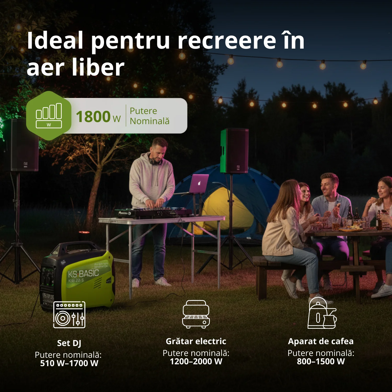 Konner & Sohnen KSB 22i S Generator digital invertor 2.0kW, monofazat, benzina [7]