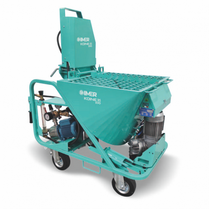 Masina de tencuit KOINE 35 EVO materiale preamestec [2]