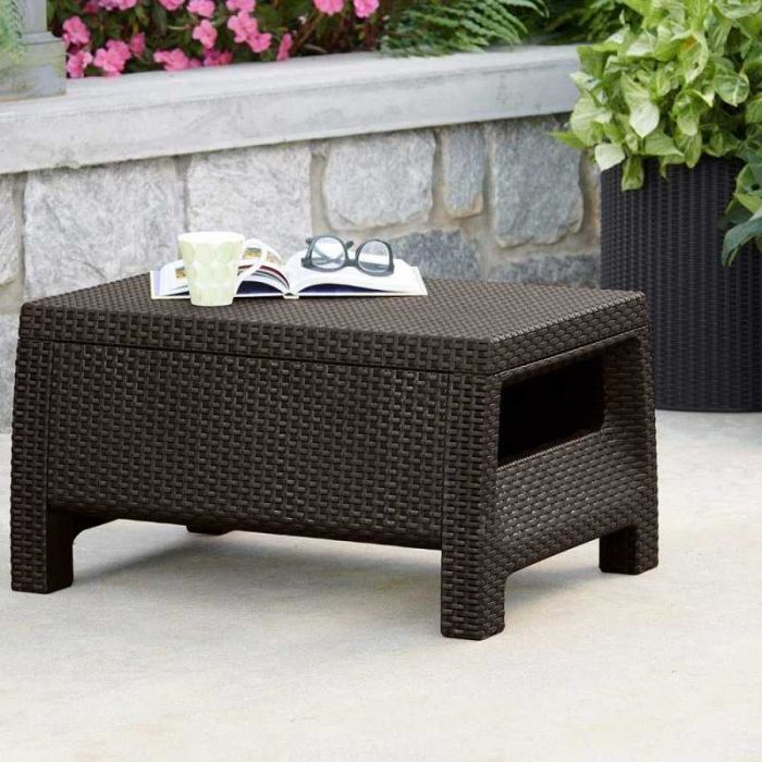 Masuta de cafea pentru gradina Corfu II, maro [2]