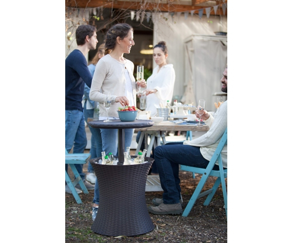 Masuta de terasa, Keter, Cool Bar Rattan, antracit [5]