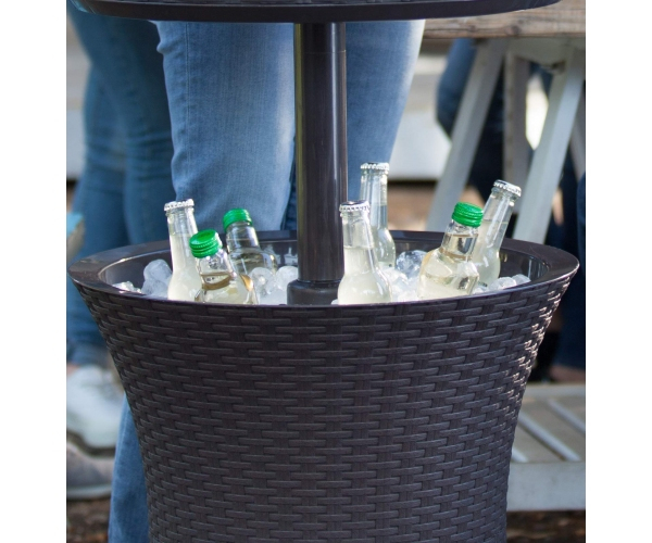 Masuta de terasa, Keter, Cool Bar Rattan, antracit [4]