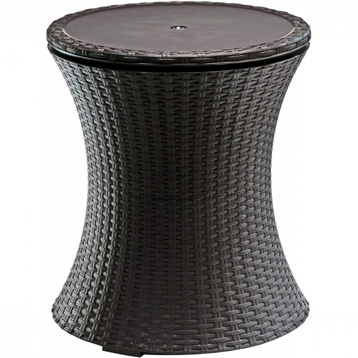 Masuta de terasa, Keter, Pacific Cool Bar Rattan, maro [2]