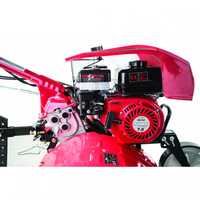 RAIDER RD-T07 Motocultor 7 CP, 2+1 viteze cu accesorii si far [2]