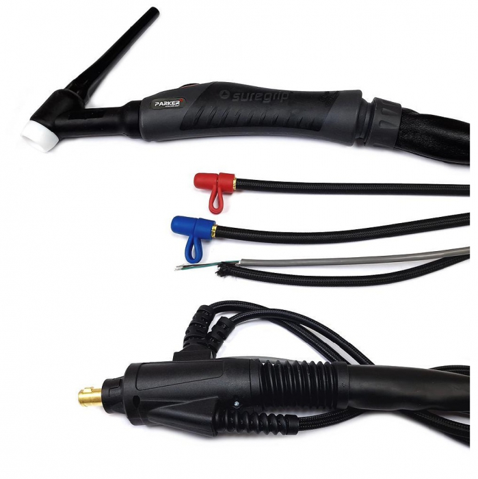 Pistolet TIG SGT 18 racit cu apa, 4m, Parker [2]