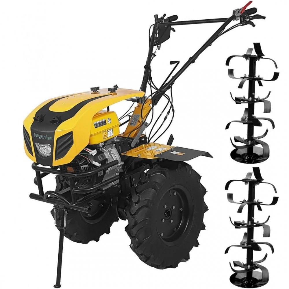 ProGARDEN Campo 1854, motocultor 18CP, 3+1, diferential, roti 6.00-12, benzina, EU V, pornire electrica [1]