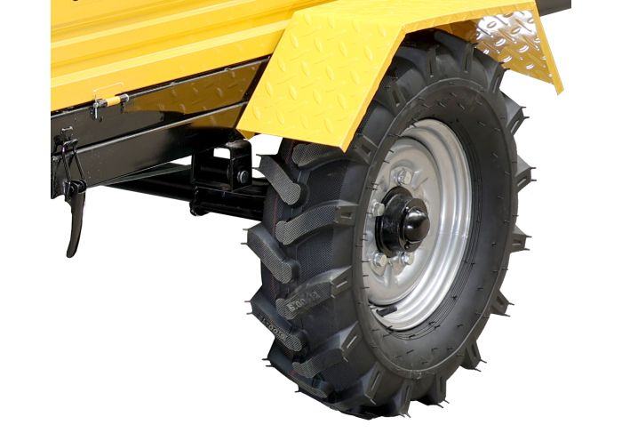 ProGARDEN Campo RM600C remorca 600kg motocultor, 1 osie, prindere bolt, roti profil agricol 6.00-12 [4]