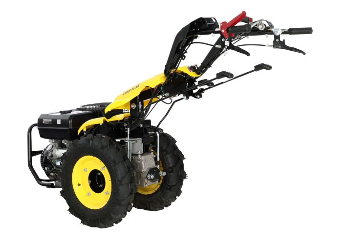 ProGARDEN Campo U16E motocultor multifunctional 14CP, benzina, EU V, pornire electrica, 3+2 viteze, reductor + FT90 freza tractata 900mm + BC120M bara cosire mobila 120cm [3]