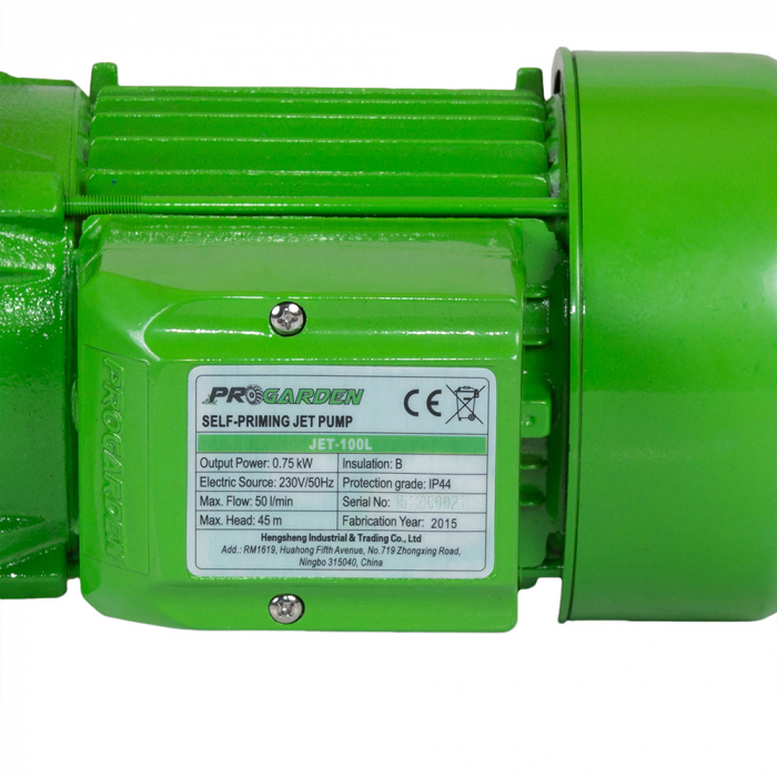 ProGARDEN JET100L Pompa de suprafata 1", 750W, apa curata, 50L/min [2]