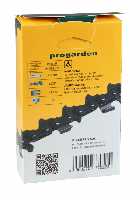 ProGARDEN LM450-0.325 Lant motoferastrau 450mm, 0.325" [2]