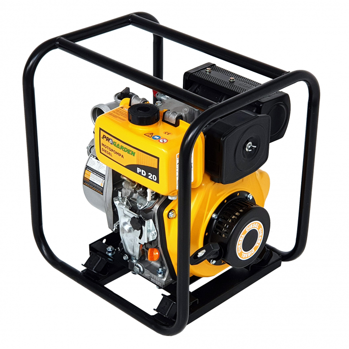 ProGARDEN PD20 motopompa 2"/50mm, diesel, apa curata, pornire la sfoara [4]