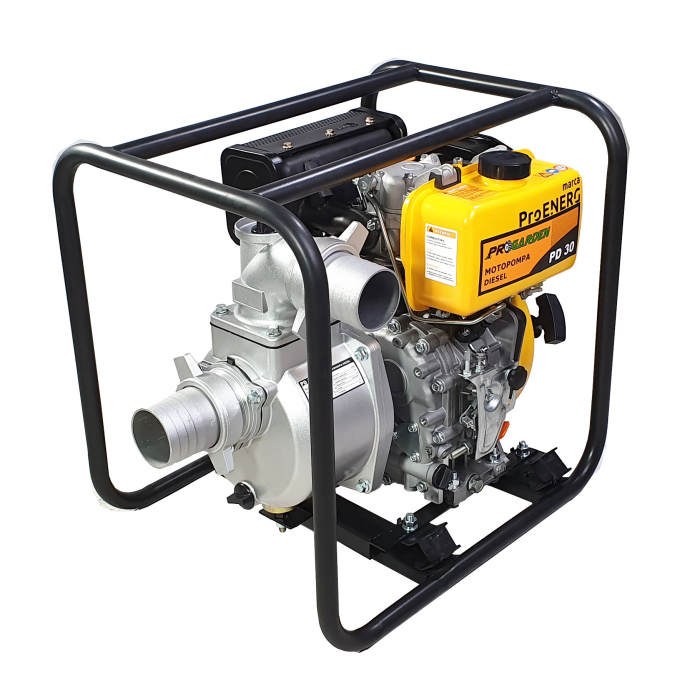 ProGARDEN PD30 motopompa 3"/75mm, diesel, apa curata, pornire la sfoara [3]