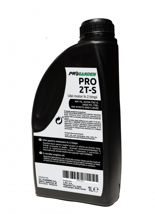 ProGARDEN PRO-2T-S Ulei motoare doi timpi, ambalaj plastic 1L [2]