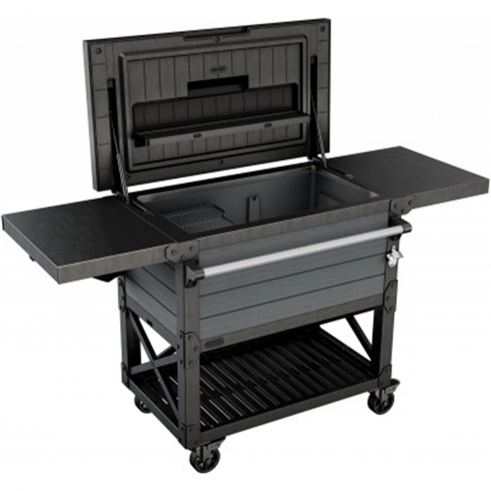 Bar de gradina pe roti Keter, Patio Cooler Gri [2]