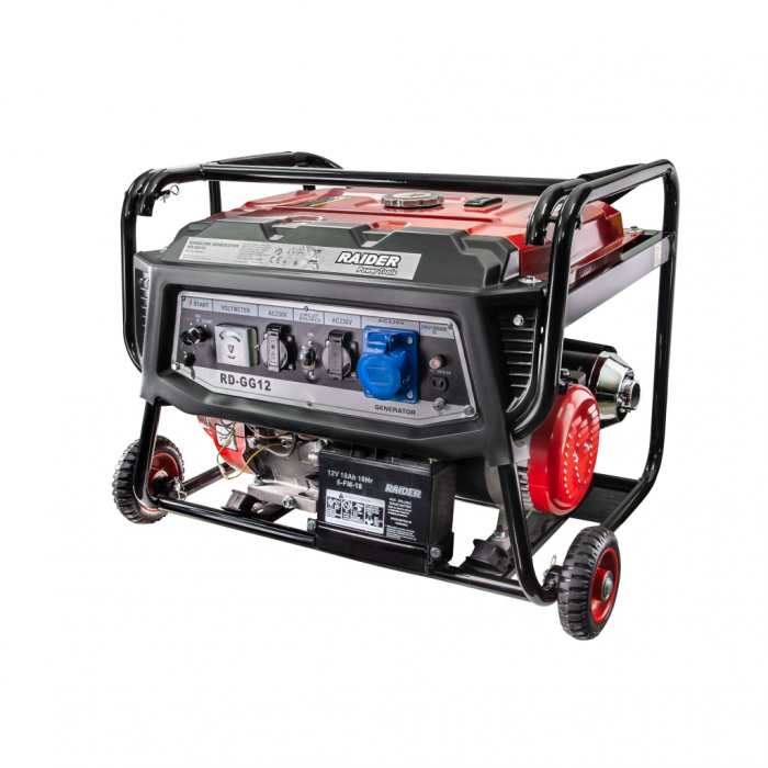 RAIDER RD-GG12 Generator curent 7.5 kW, 230V, pornire electrica, benzina [1]